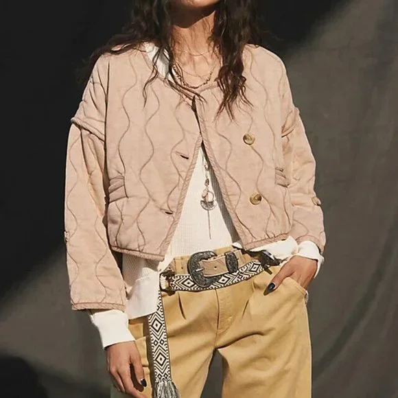 Champagne Diamond Free People Coat Free People Jackets Coats Free